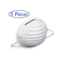 Face Mask Approved Respirator Anti Filtered High Filtration - 5 Pieces